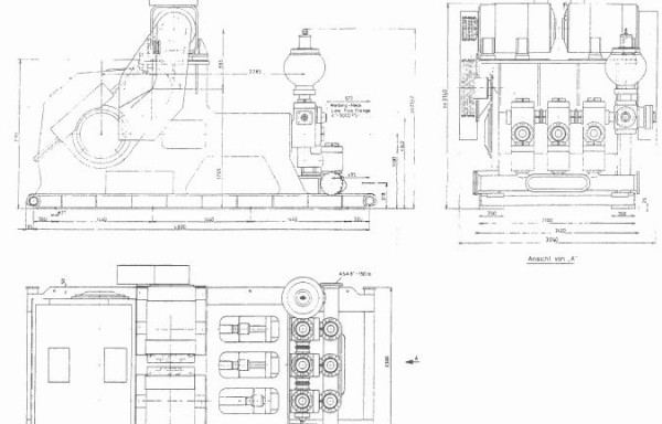 (2) WIRTH 7X12″ TPK 1600 MUD PUMPS & SPARE PARTS