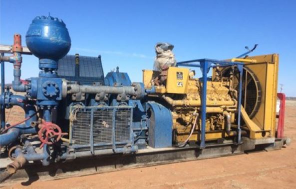 GARDNER DENVER PZ9 1000HP TRIPLEX PUMP W/ CAT 398